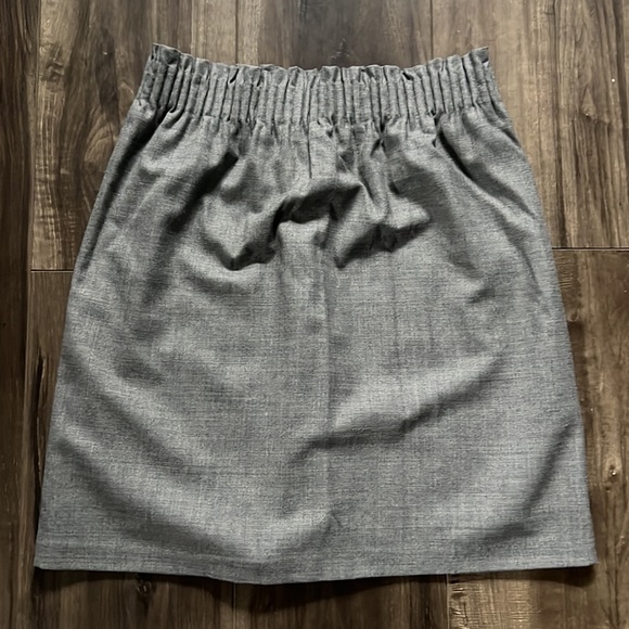 J Crew Factory wool mini skirt with side pockets and elastic waist - Picture 7 of 7